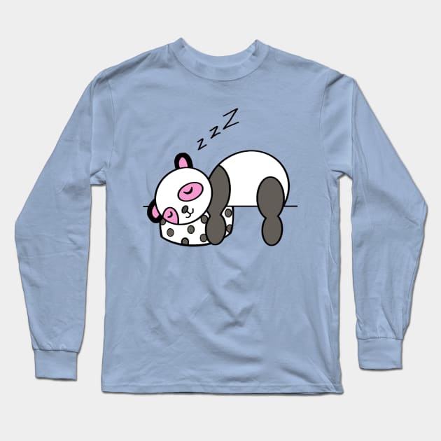 Tired panda Long Sleeve T-Shirt by ArtStyleAlice